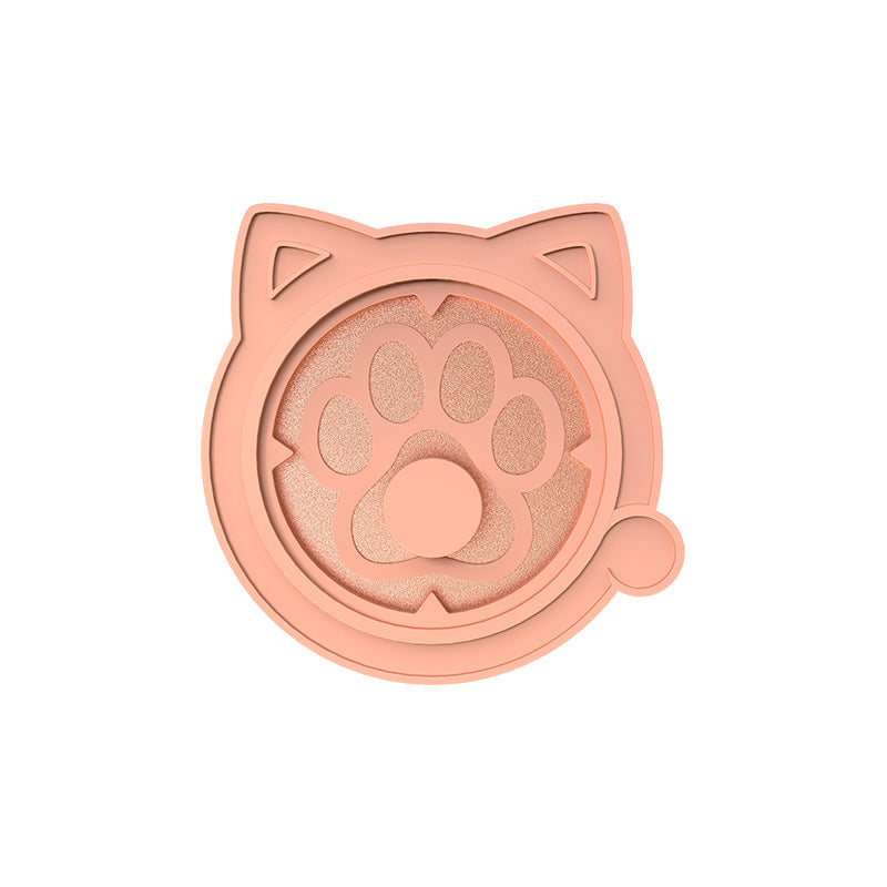 Genshin Impact Genius Invokation TCG cat paw metal badge stand rose gold edition electroplated holder