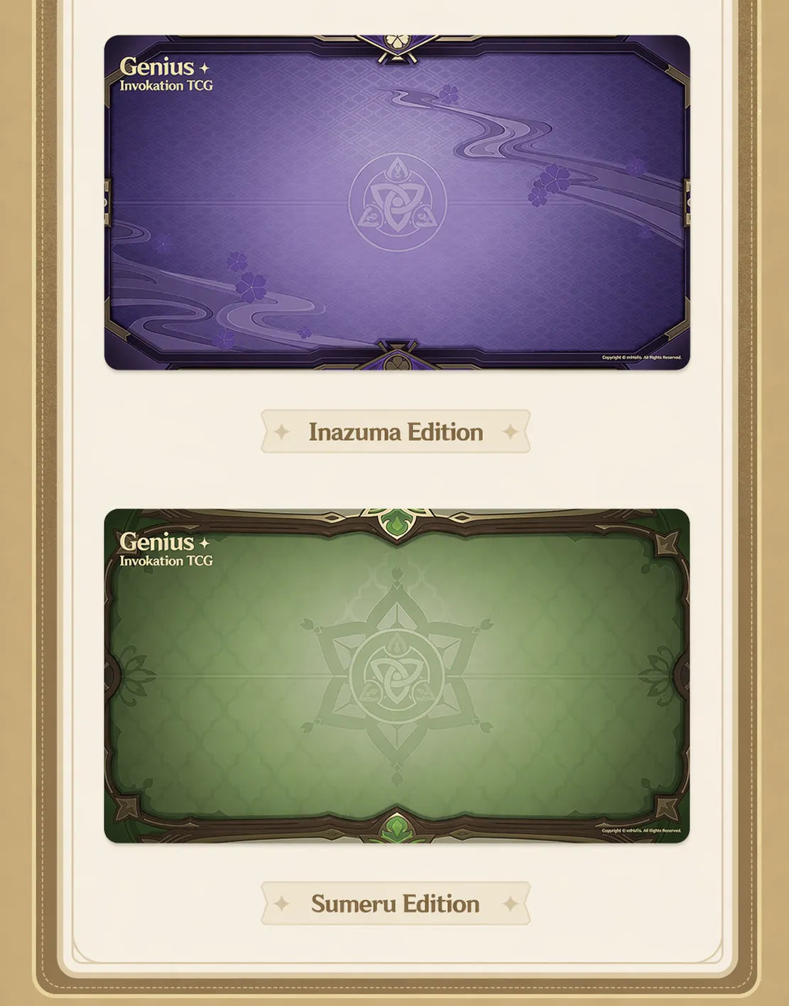 Genshin Impact mouse pad natural rubber anti slip base texture detail