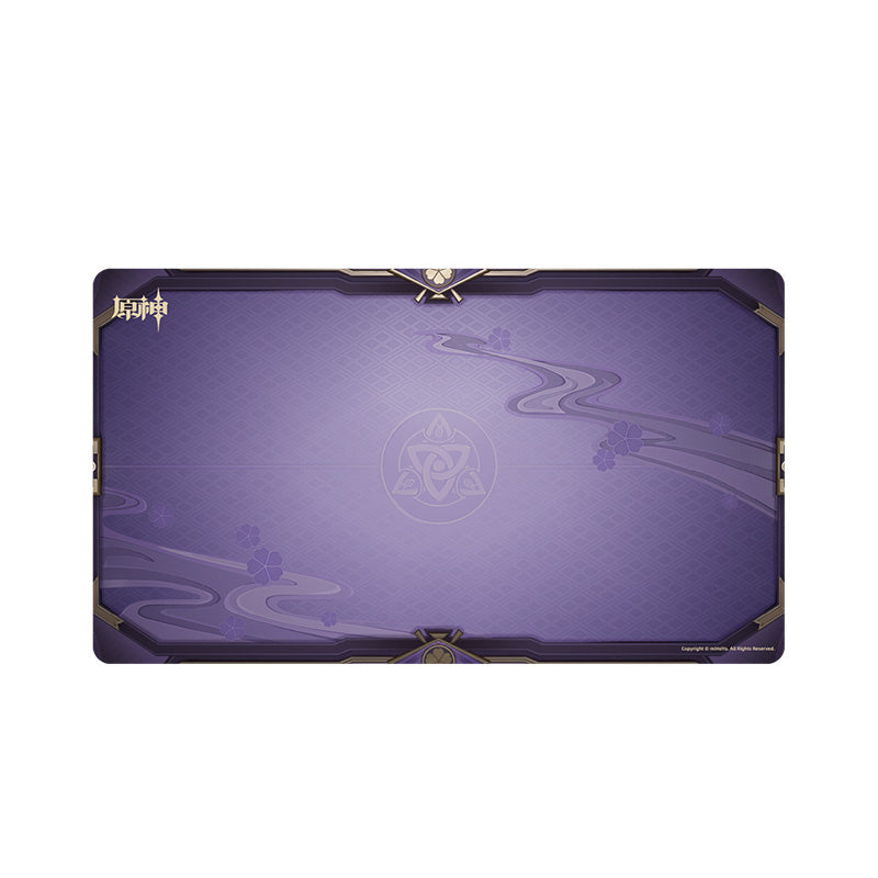Genshin Impact Genius Invokation TCG mouse pad Inazuma region design purple theme gaming desk mat