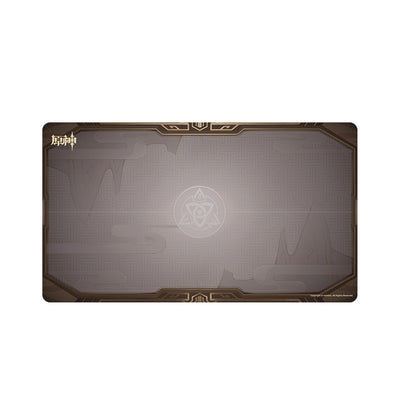 Genshin Impact Genius Invokation TCG mouse pad Liyue region design brown theme gaming desk mat