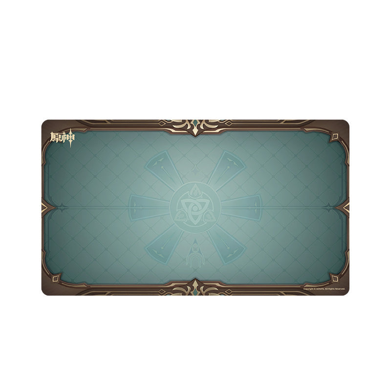 Genshin Impact Genius Invokation TCG mouse pad Mondstadt region design blue theme gaming desk mat