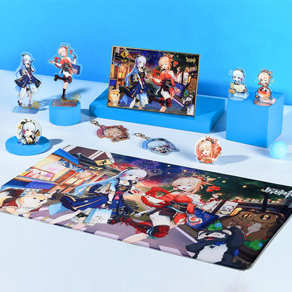 Genshin Impact Hues of Celebration collection featuring Ayaka and Yoimiya merchandise