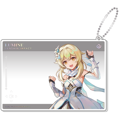 Genshin Impact 1st Anniversary Lumine acrylic card