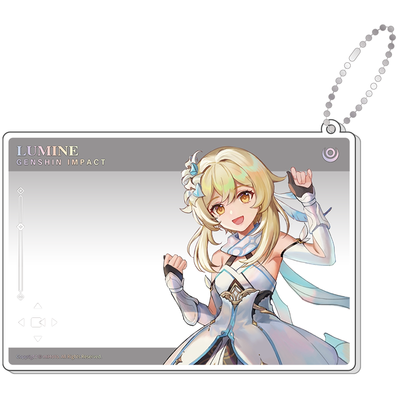 Genshin Impact 1st Anniversary Lumine acrylic card