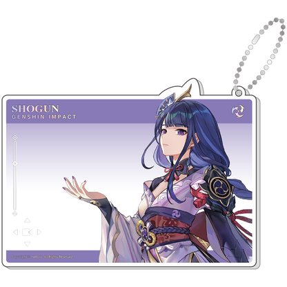 Genshin Impact 1st Anniversary Raiden Shogun acrylic card