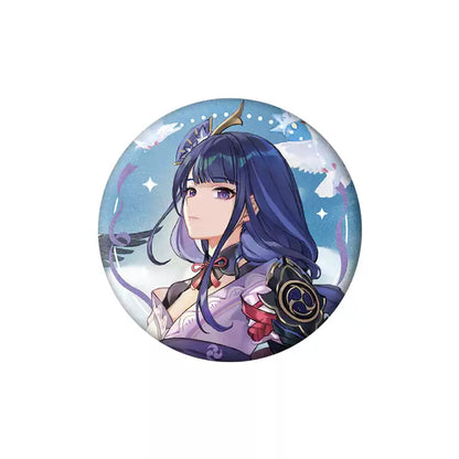 Genshin Impact 1st Anniversary Raiden Shogun character badge