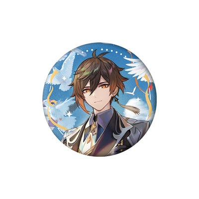 Genshin Impact 1st Anniversary Zhongli character badge
