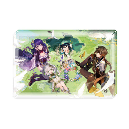 Genshin Impact 2nd anniversary acrylic art illustration display