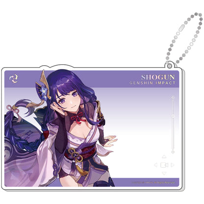 Genshin Impact 2nd Anniversary Raiden Shogun acrylic card