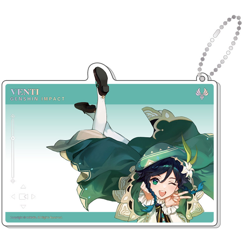 Genshin Impact 2nd Anniversary Venti acrylic card
