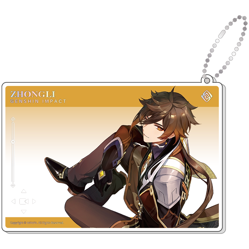 Genshin Impact 2nd Anniversary Zhongli acrylic card