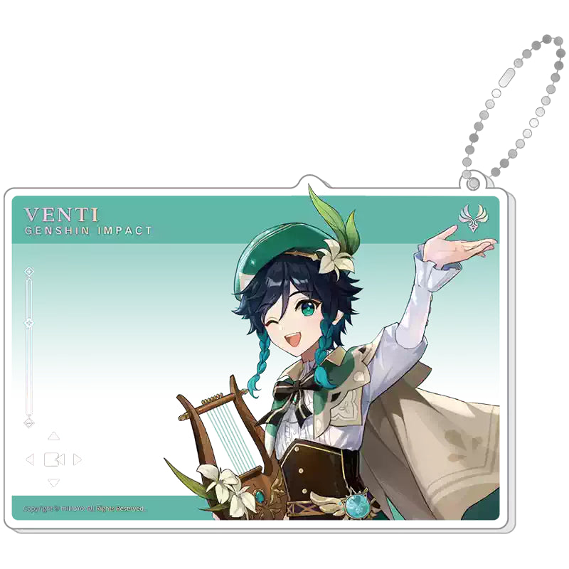Genshin Impact 3rd Anniversary Venti acrylic card