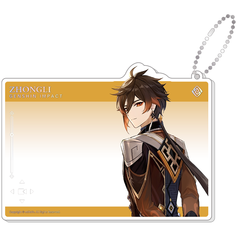 Genshin Impact 3rd Anniversary Zhongli acrylic card