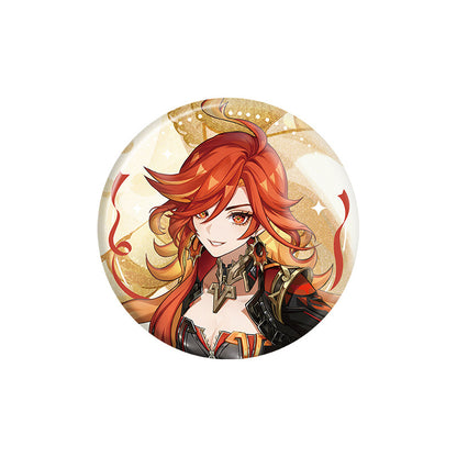 Genshin Impact 4th Anniversary Mavuika character badge
