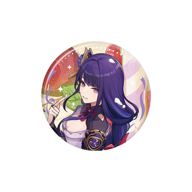 Genshin Impact 4th Anniversary Raiden Shogun character badge