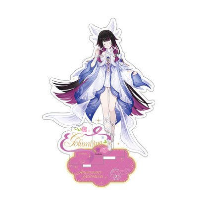 Genshin 5th Anniversary Columbina acrylic stand featuring elegant anniversary themed collectible artwork