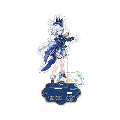 Genshin Impact 5th Anniversary Furina acrylic stand featuring elegant commemorative collectible design