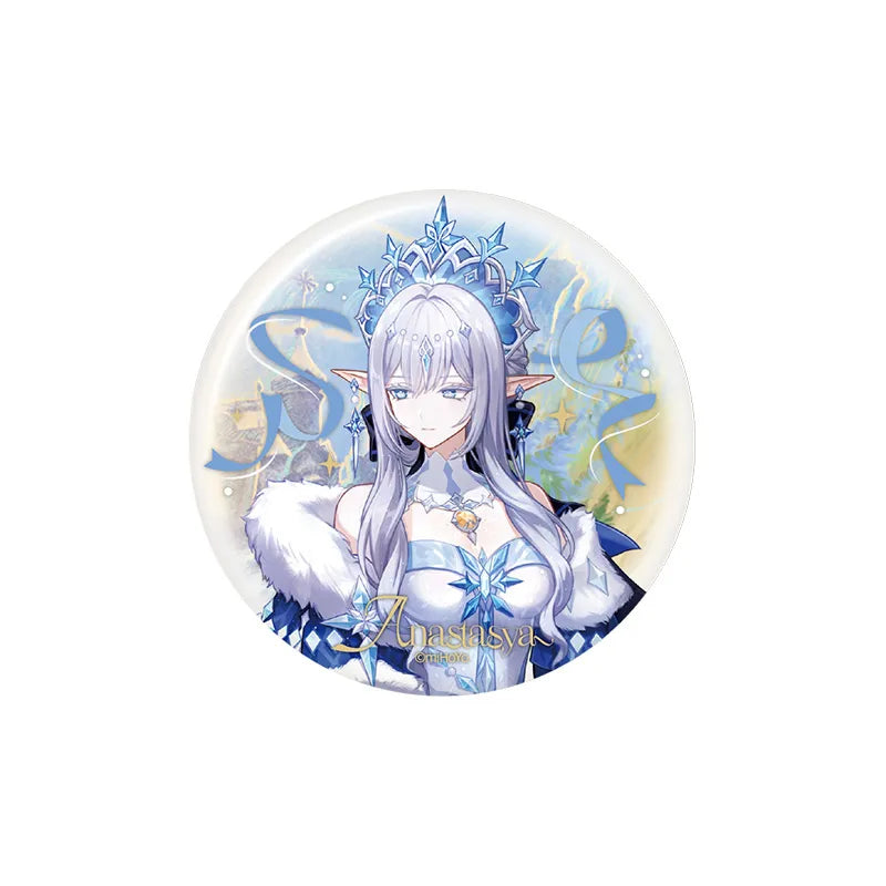 Genshin Impact 6th Anniversary Celebration Anastasya tinplate badge
