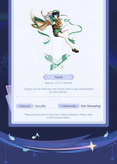 Anniversary Celebration Venti acrylic stand with material and craftsmanship details