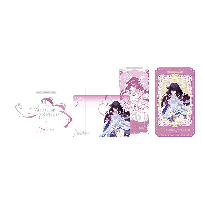 Genshin Impact 6th Anniversary Celebration Columbina commemorative ticket set