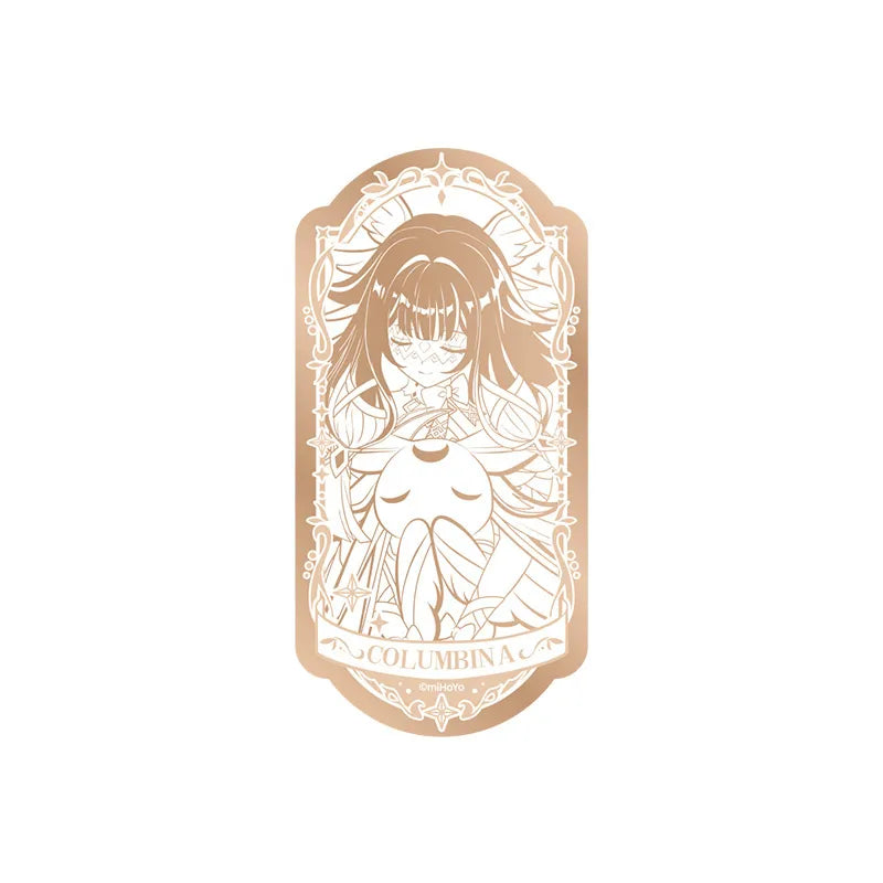 Genshin Impact 6th Anniversary Celebration Columbina mirror badge