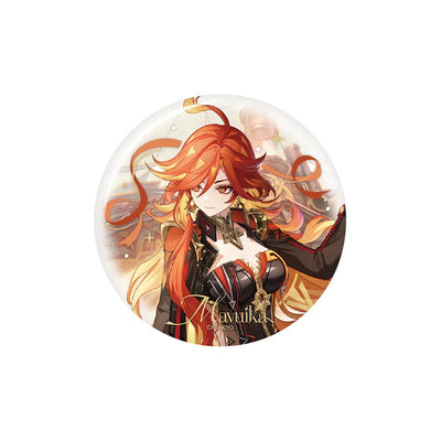 Genshin Impact 6th Anniversary Celebration Mavuika tinplate badge