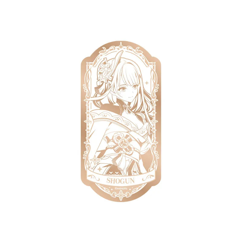 Genshin Impact 6th Anniversary Celebration Raiden Shogun mirror badge