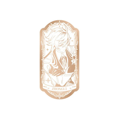 Genshin Impact 6th Anniversary Celebration Zhongli mirror badge