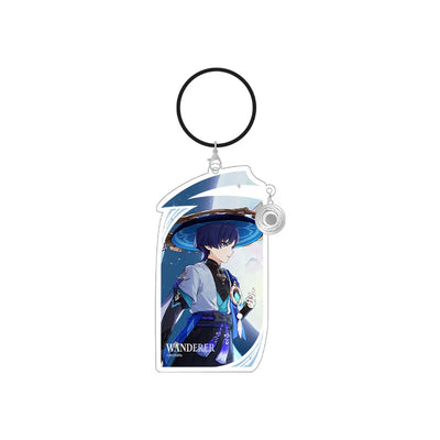 Genshin Impact A Traveler on a Winter's Night Series Wanderer acrylic keychain