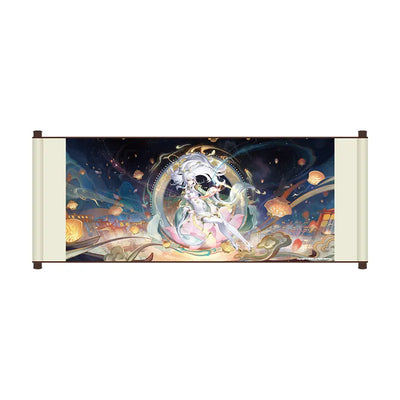 Genshin Impact A Traveler on a Winter's Night Series Zibai decorative scroll painting