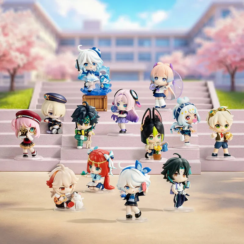Genshin Impact Academy's Light & Shadow Poetry Chibi Figures by POP MART