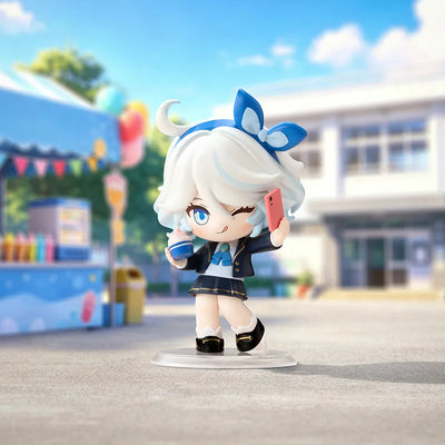 Academy's Light & Shadow Poetry chibi figure collection featuring multiple Genshin Impact characters