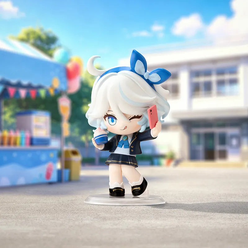 Academy's Light & Shadow Poetry chibi figure collection featuring multiple Genshin Impact characters