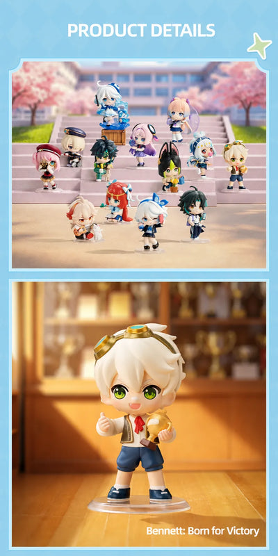 Sangonomiya Kokomi Wandering in the Drizzle and Tighnari Where Petals Rest chibi figures