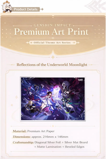 Genshin Impact acrylic art print theme series product details material and design showcase
