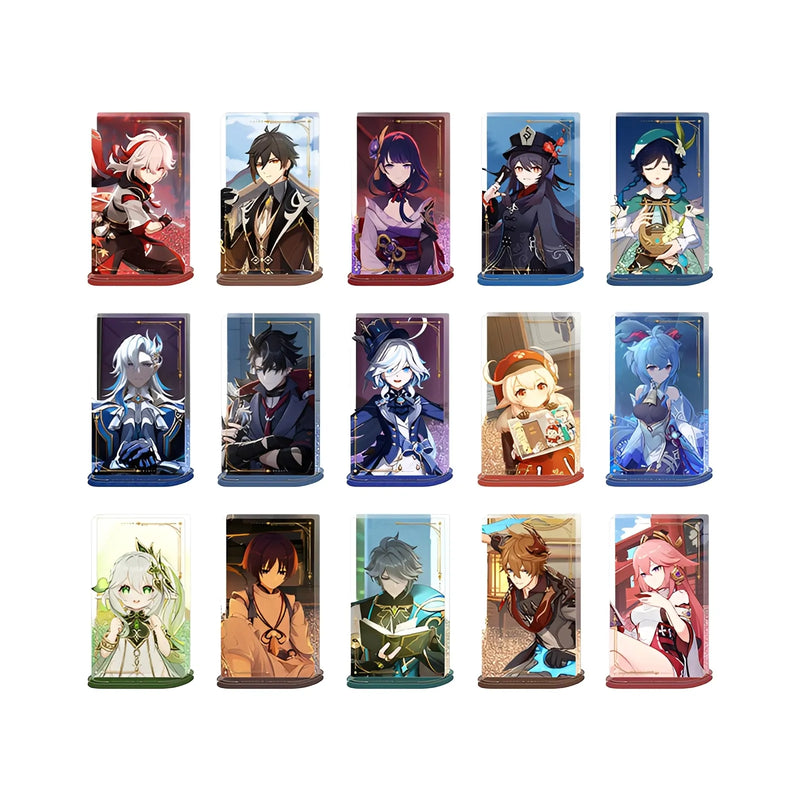 Genshin Impact acrylic PV series standee full collection character display