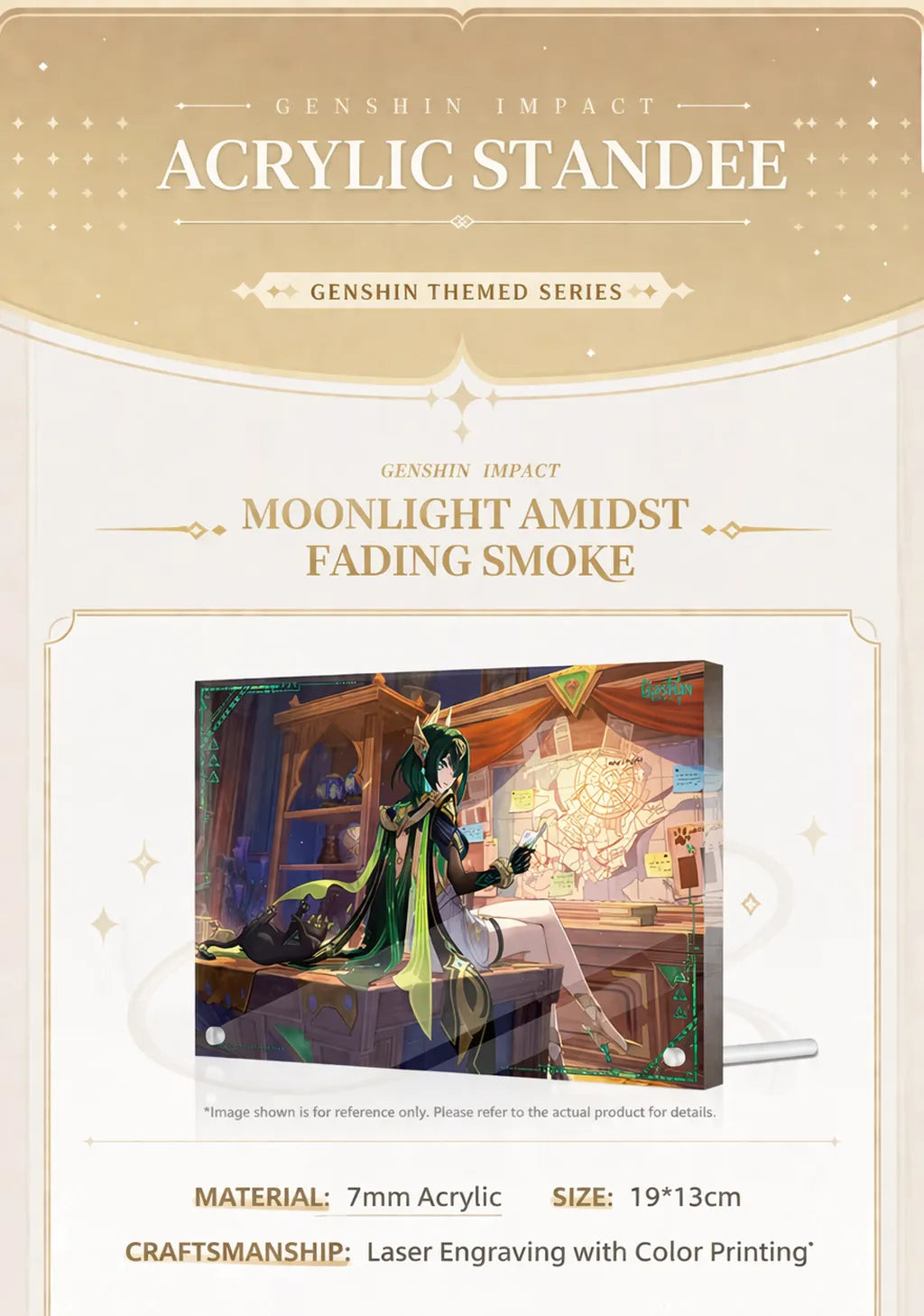 Genshin Impact acrylic standee product details size material craftsmanship