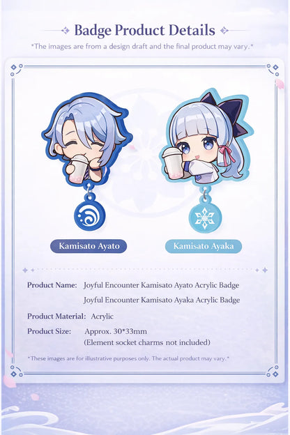 Genshin Impact acrylic standee product details Kamisato Ayaka Ayato