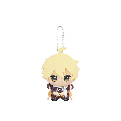 Genshin Impact Aether Little Valley plush keychain with compact collectible plush design