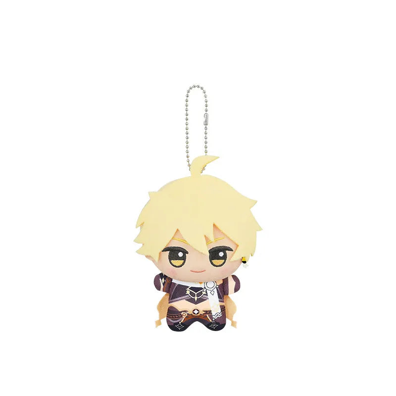 Genshin Impact Aether Little Valley plush keychain with compact collectible plush design