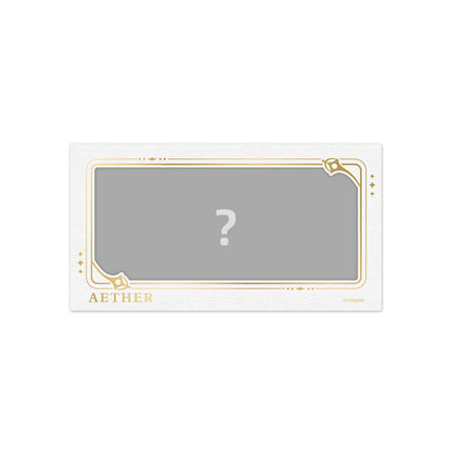 Genshin Impact Aether paper photo card blind pack from The Untraveled Path Series collection