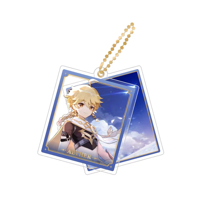 Genshin Impact Aether rotating double-sided acrylic keychain