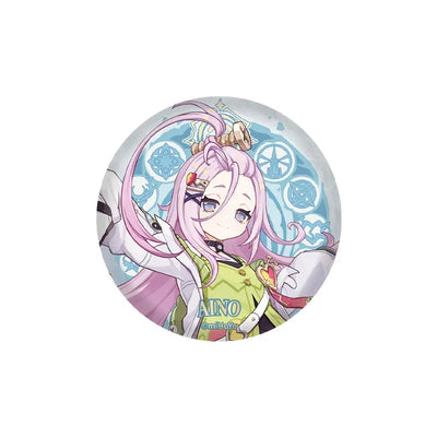 Genshin Aino Nod-Krai Character Badge featuring collectible artwork from the Song of the Welkin Moon series