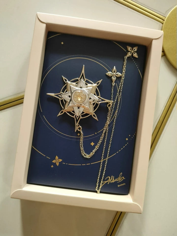 Broche Albedo Genshin Impact – Série Theme Impression
