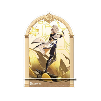 Genshin Impact Albedo character acrylic phone stand anime desk display collectible