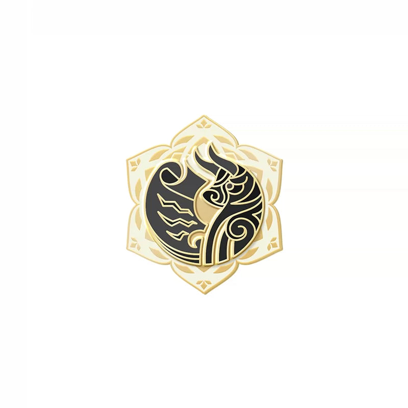 Genshin Impact Alhaitham Akademiya metal badge