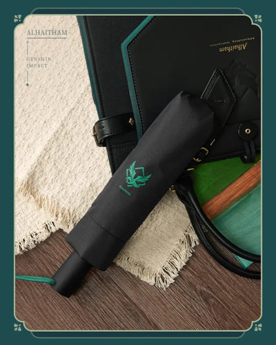 Genshin Impact Alhaitham umbrella canopy pattern and rib construction details