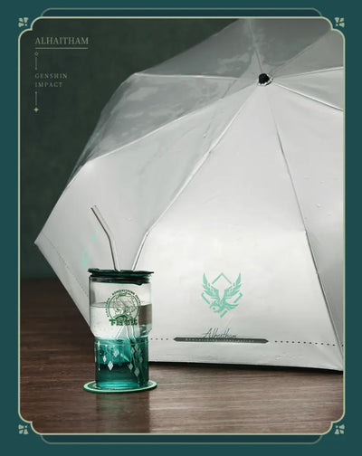 Alhaitham folding umbrella compact folded design for everyday carrying