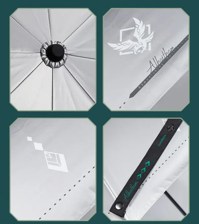 Alhaitham umbrella handle, strap and folding structure details