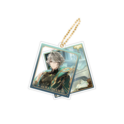 Genshin Impact Alhaitham rotating double-sided acrylic keychain